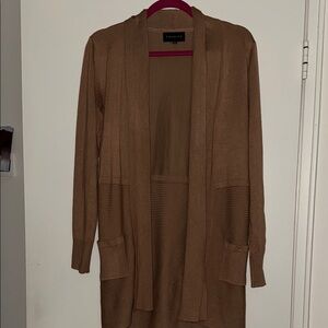 Premise Brown Open-Front Cardigan